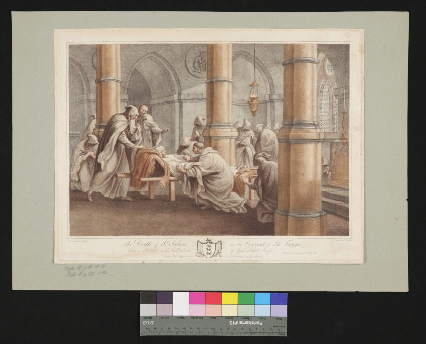 The Death of St. Julien in the Convent of La Trappe