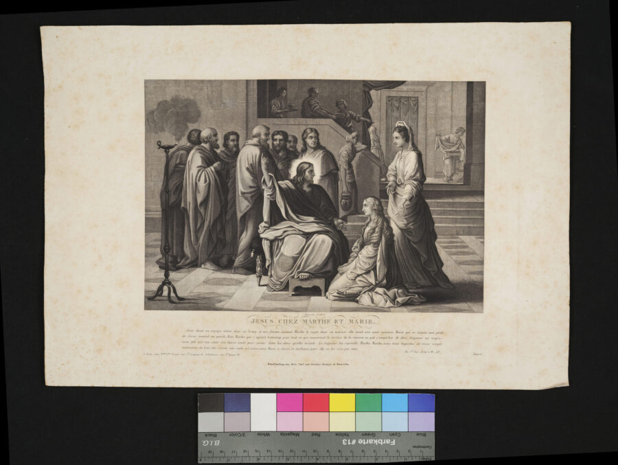Jesus bei Maria und Martha, LK, 10, 38-43