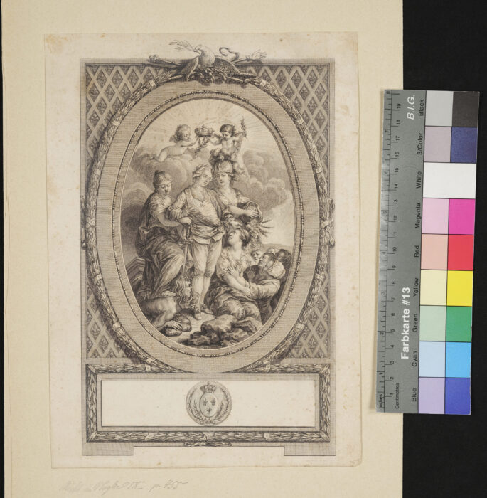 Allegorie auf Ludwig XVI, Thronbesteigung