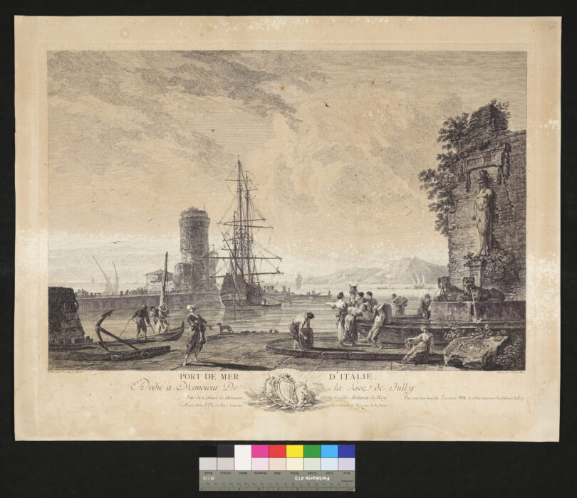Port de Mer D´Italie / Hafen an der italienischen Küste