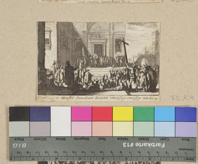 "11 Blätter aus dem Neuen Testament", Passion, Kreuzige ihn, Ecce Homo, Joh 19