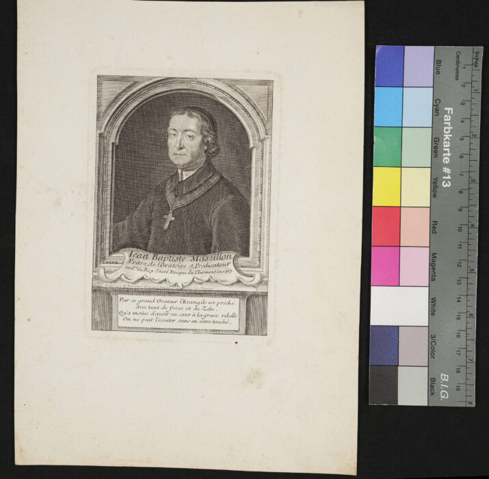 "6 Blätter aus dem Recueil de Portraits, gesamt 322 Blätter", Jean Baptiste Massillon