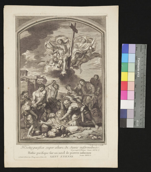 Die Steinigung des Stephanus, Dtn 27, 5