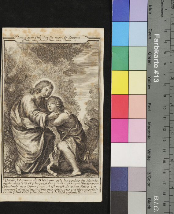 Christus und Johannes, Seht das Lamm Gottes