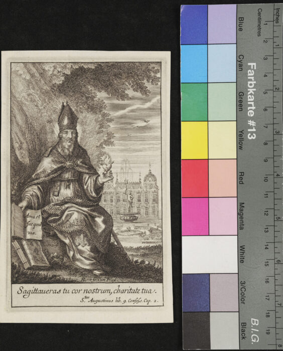 S. Augustinus, Zitat aus: Conf. 9,2