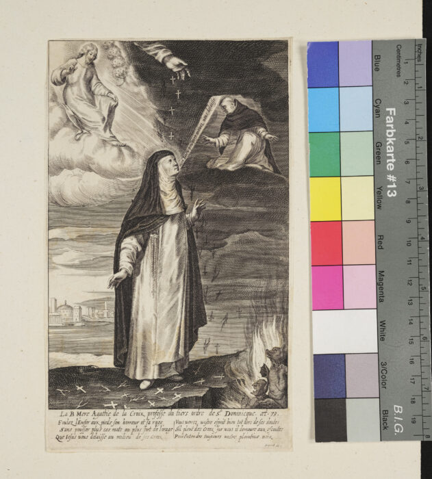 "Leben und Taten der Heiligen aus dem Orden der Dominikanerinnen", Agathe vom Kreuz