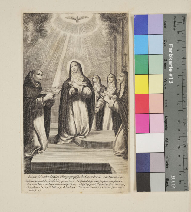 "Leben und Taten der Heiligen aus dem Orden der Dominikanerinnen", Colomba von Rieti