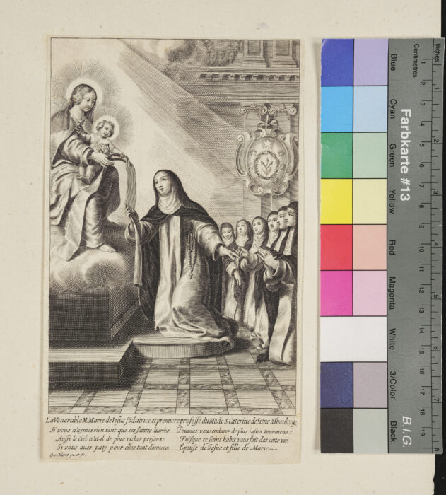 "Leben und Taten der Heiligen aus dem Orden der Dominikanerinnen", Maria von Jesus