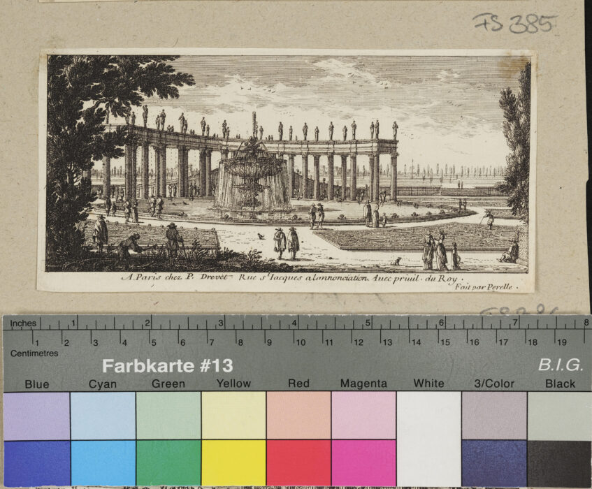 "6 Blätter Gartenperspektive", 