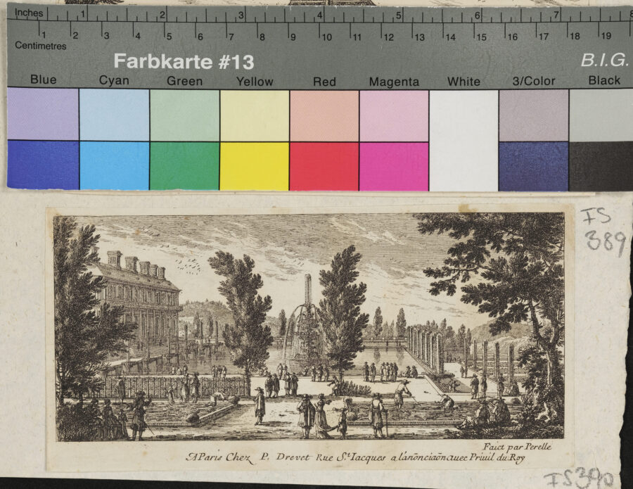 "6 Blätter Gartenperspektive", 
