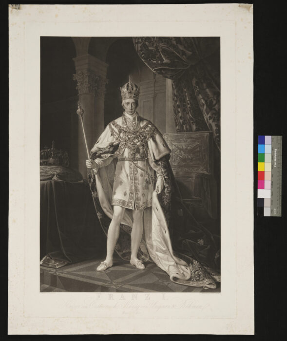 Franz I., Kaiser von Österreich (stehend)