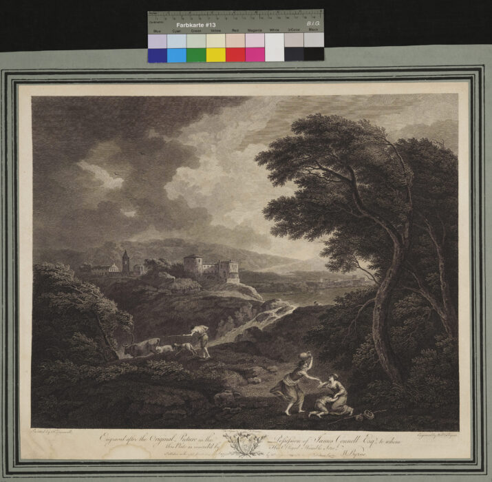Landschaft mit Baum