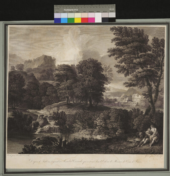  Landschaft mit Wasser und Adonis