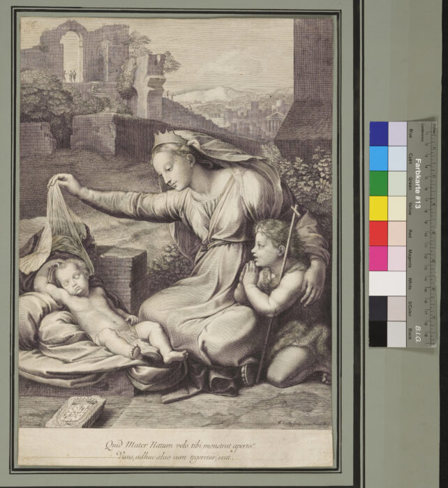 La Vierge au Linge, Maria mit Jesukind