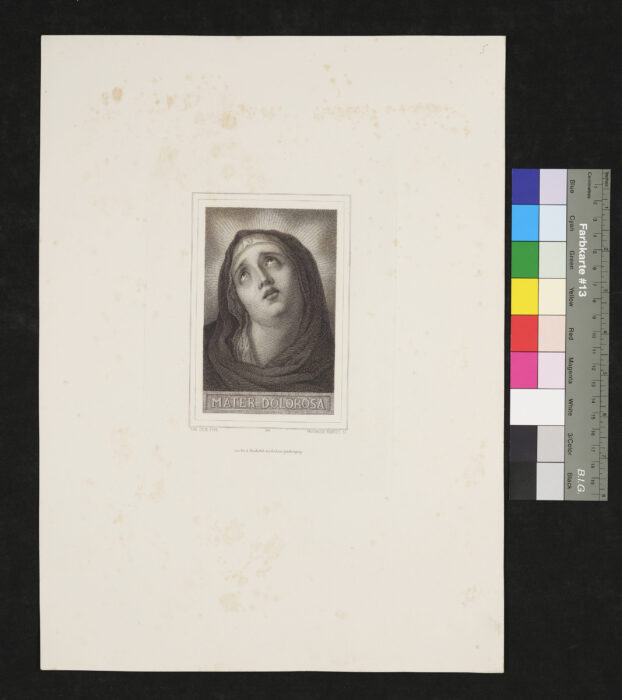 Album religiöser Kunst. Eine Sammlung christlicher Bildwerke der hervorragenden älteren und neueren Meister, Mater Dolorosa