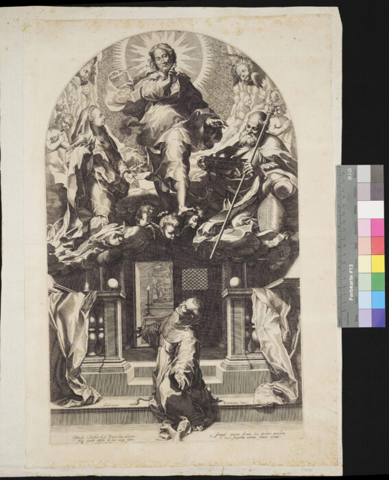 Der Pardon des Heiligen Francicsus. Der große St. Franciscus