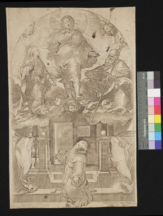 Der Pardon des Heiligen Francicsus. Der große St. Franciscus, Copie