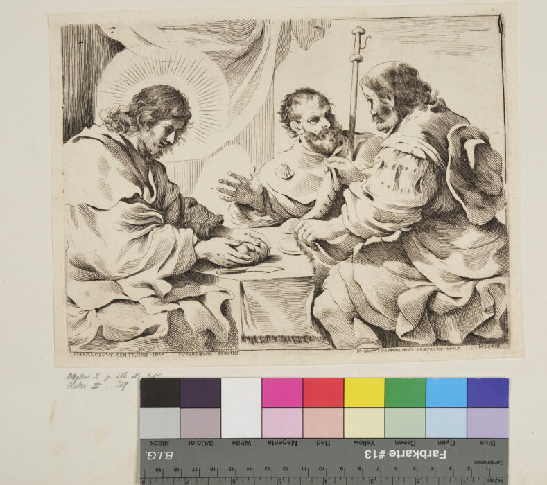 Christus und die Jünger in Emaus