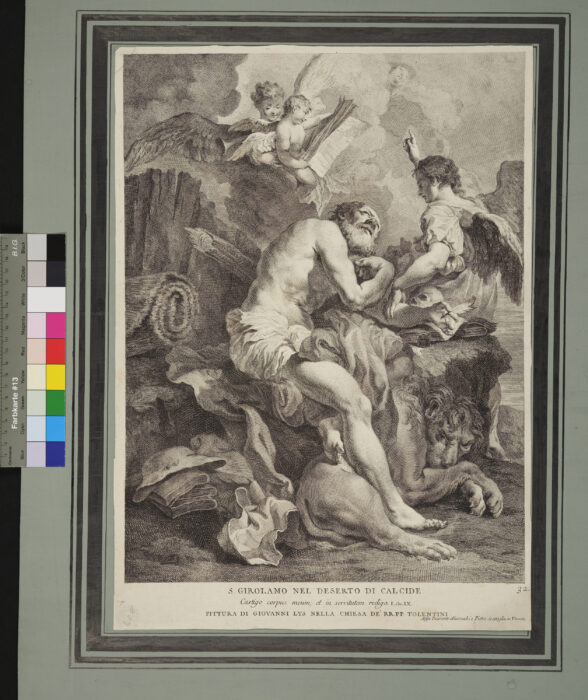 Sankt Hieronymus in der Wüste von Calcis