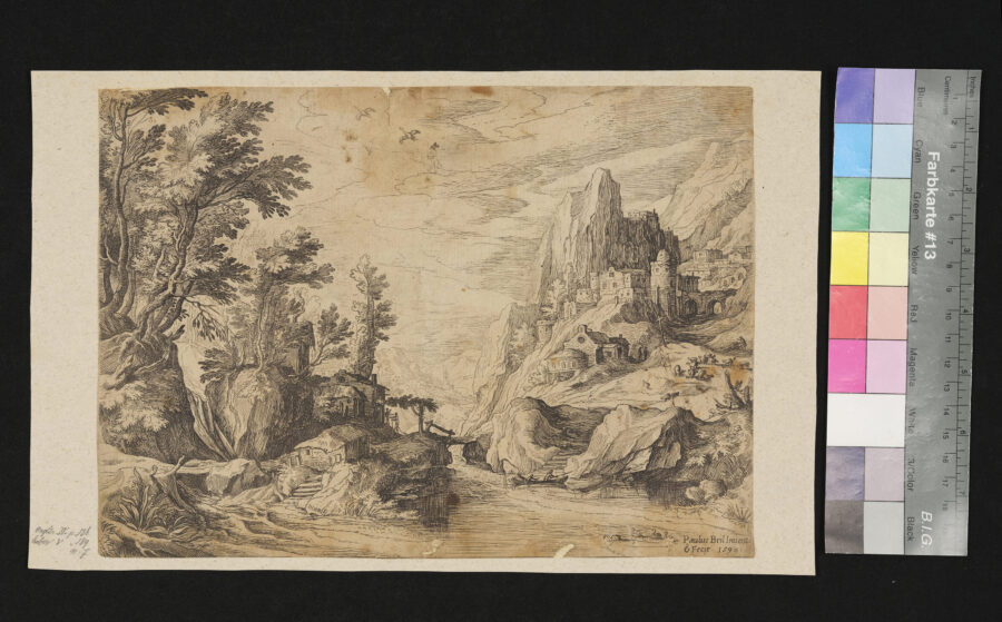 Ansichten der Küste von Campanien, 1 Blatt von 2