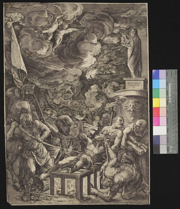 Die Marter des heiligen Laurentius