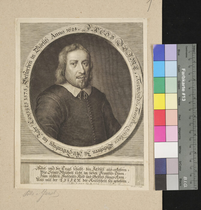 Portrait des Jacob Böhme 1575 - 1624, Theosoph