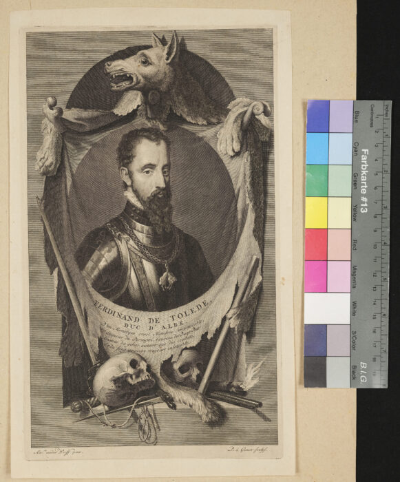 "14 Blätter zur Geschichte Englands von Larrey", Ferdinand de Toledo, Duc d`Albe