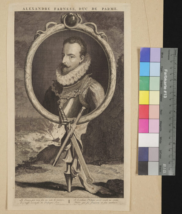 "14 Blätter zur Geschichte Englands von Larrey", Alexandre Farnese, Duc de Parma