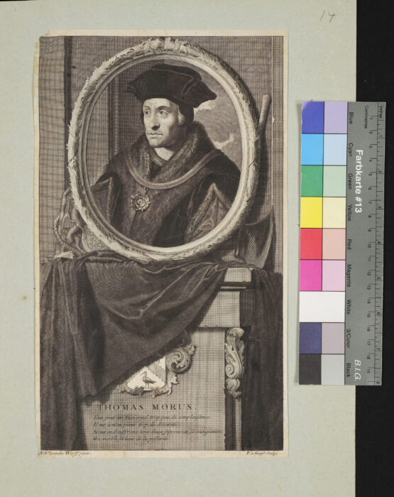 "14 Blätter zur Geschichte Englands von Larrey", Thomas Morus