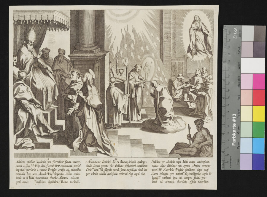 "12 Blätter: Das Leben und die Wunder der Heiligen Catharina von Siena", 5