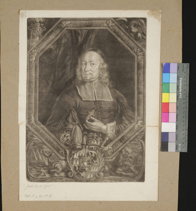 Portrait des Fürsten Carl Lichtenstein, Erzbischof von Olmütz