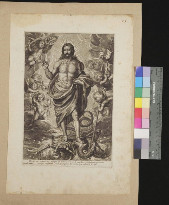 Christus als Sieger über Tod und Teufel