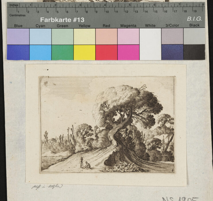 "Landschaften, Eine nummerierte Folge", Landschaft mit dem großen Baum