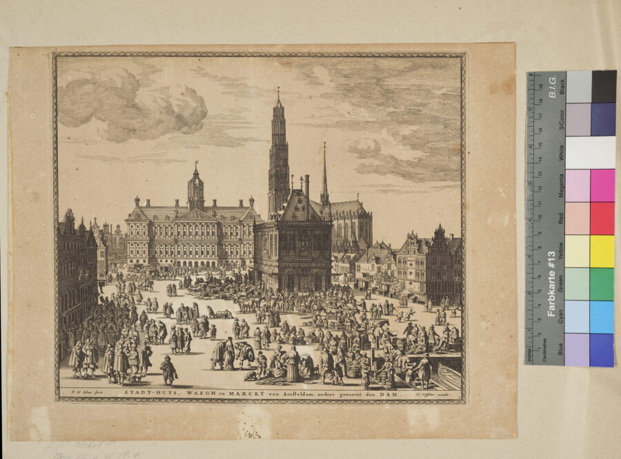 "Nr. 1 aus der Folge: Die vornehmsten Häuser in Flandern und Brabant", Das Stadthaus in Amsterdam