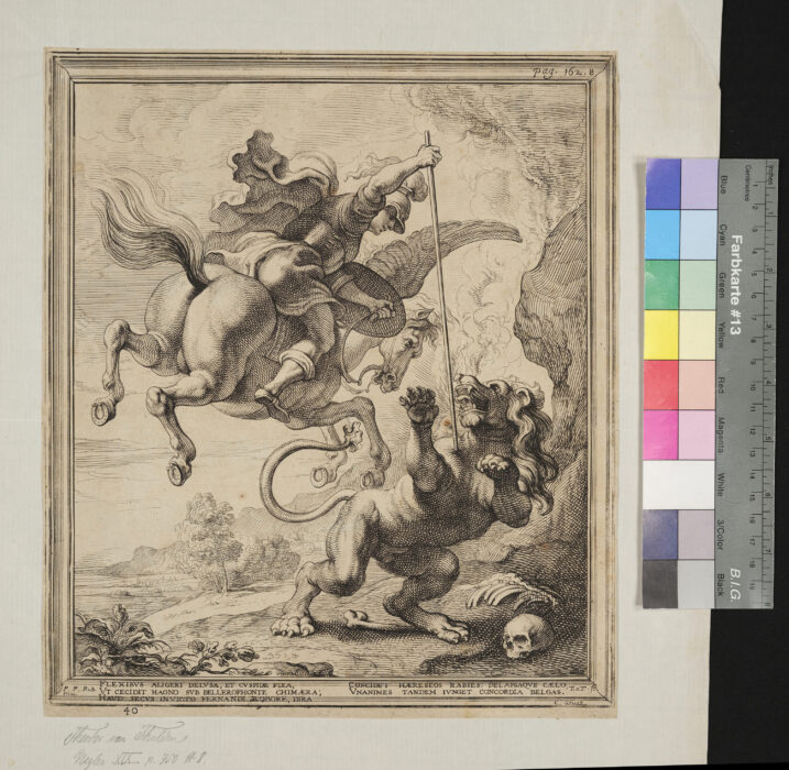 Bellerophon, aus der Serie Pompa Introitus Honori Ferdinandi Austriaci