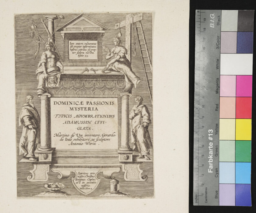 "Dominicae Passionis Mysteria", Titelblatt 1, Jesaia 53