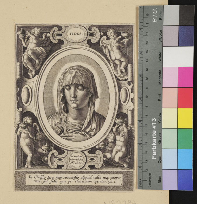 "Virtutum Theologicarum et Cardinalium Icones", Fides, Gal. 5