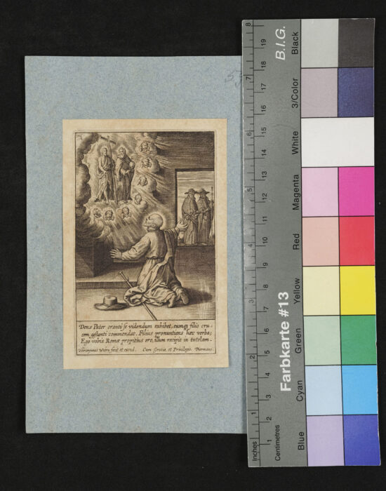 Blatt aus der Folge: Vita S. Ignatii, Fundatoris S.J. In Bermann mit NS-2299 vertauscht
