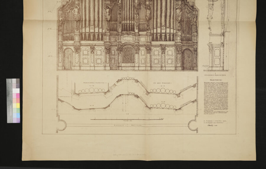 Große Orgel Mittelteil verändert 1944 St. Florian