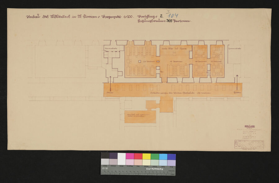 Entwürfe für die Umgestaltung des Kellerstüberls 1933 St. Florian