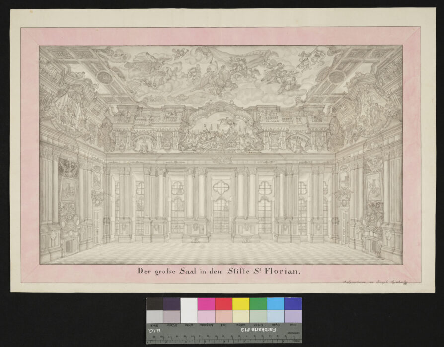 Marmorsaal von innen St. Florian