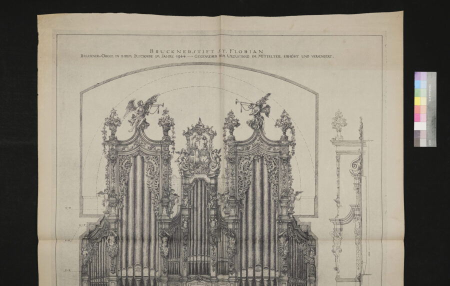Große Orgel Prospekt verändert bis 1944