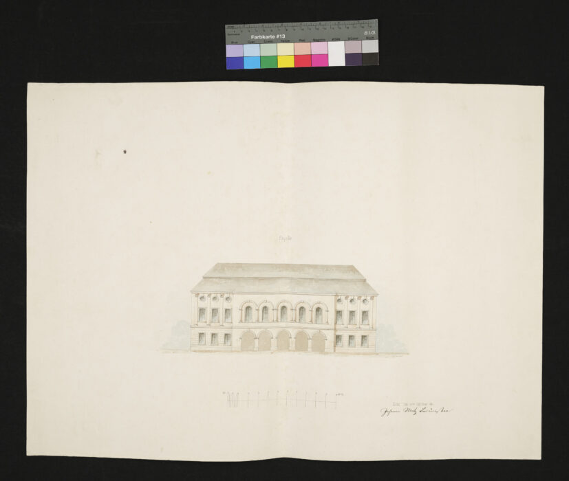 Projekt zur Errichtung einer Ackerbauschule im Maierhof Hohenbrunn 1860 (1)
