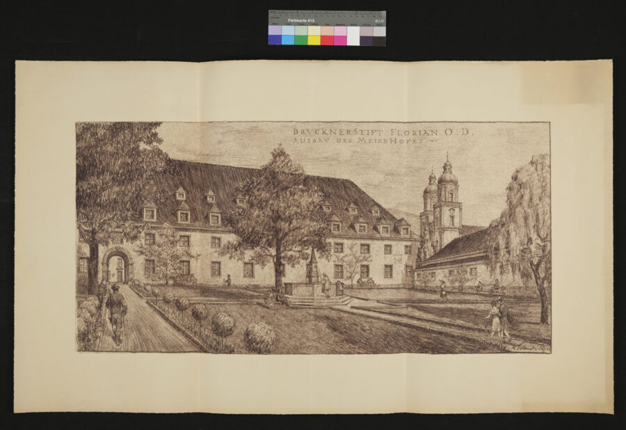 Pland der RRG für den Ausbau des Meierhofes 1942 St. Florian