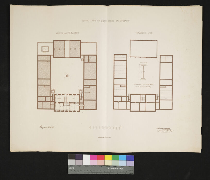 Projekt für ein oberösterreichisches Bauernhaus 1885 (3)