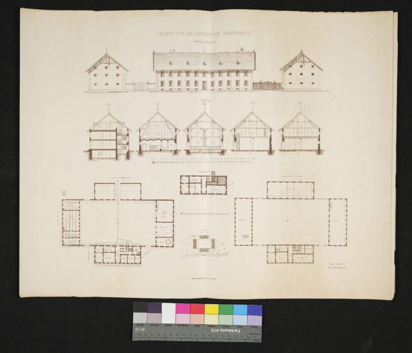 Projekt für ein oberösterreichisches Bauernhaus 1885 (4)