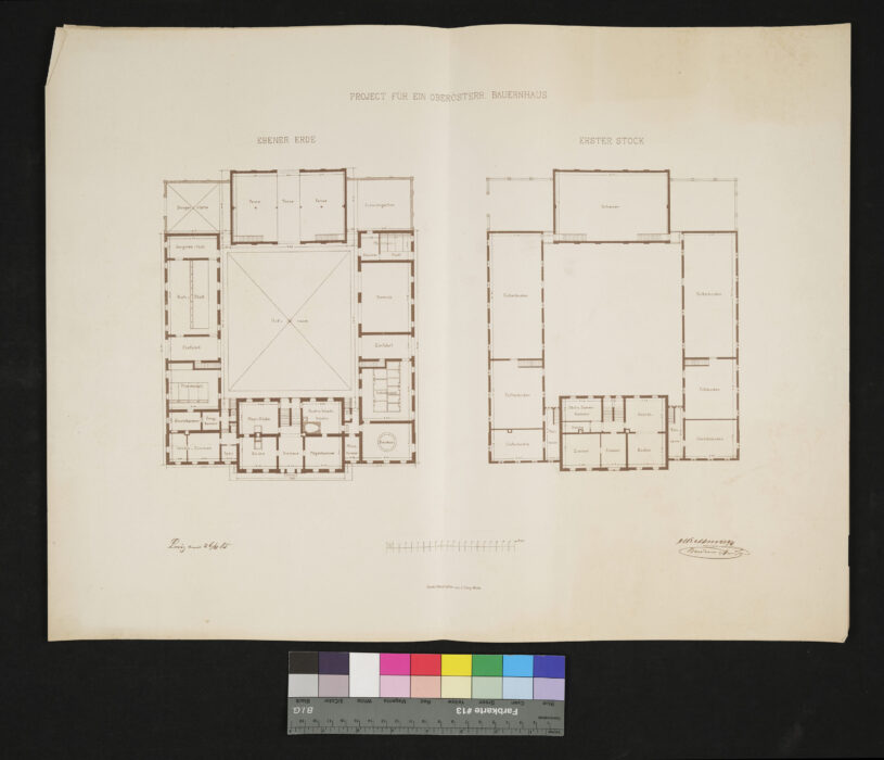 Projekt für ein oberösterreichisches Bauernhaus 1885 (5)