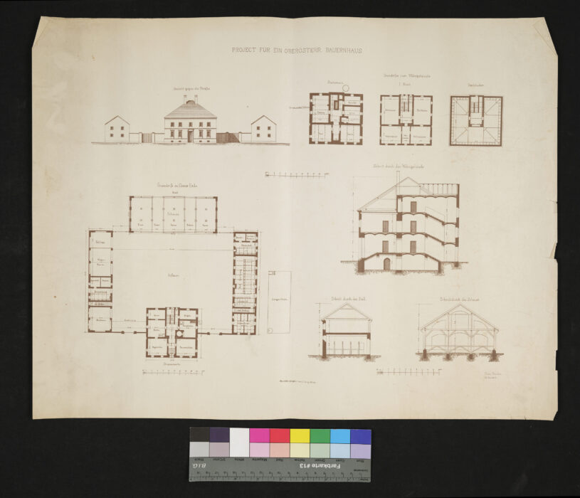 Projekt für ein oberösterreichisches Bauernhaus 1885 (6)