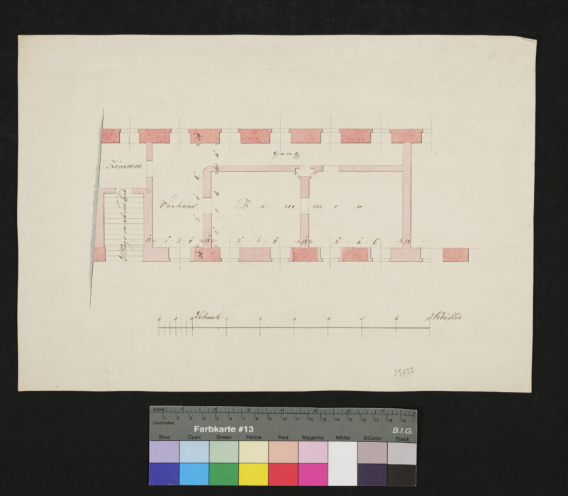 Marbach Schloss Ostansicht 1942