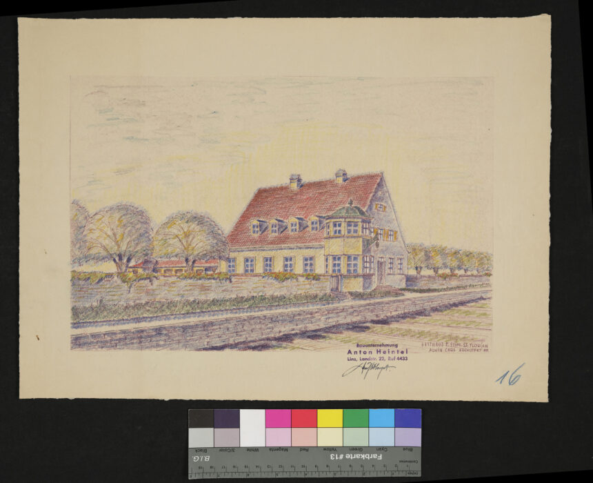 Entwurf für ein Gasthaus St. Florian 1939